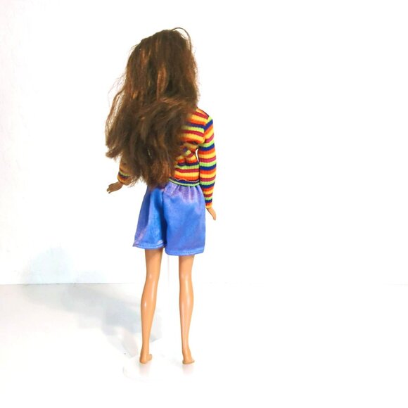 Barbie Beach Teresa Surf’s Up Fashion Doll 2008 L9546 Flat Feet Restyled OOAK - Picture 2 of 8